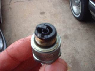 fouled spark plug